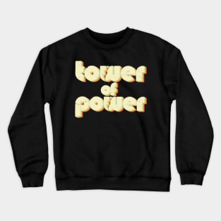 vintage color tower of power Crewneck Sweatshirt